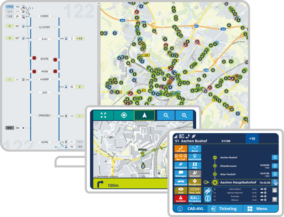 Presentation of the software for fleet management – IVU.fleet and IVU.cockpit