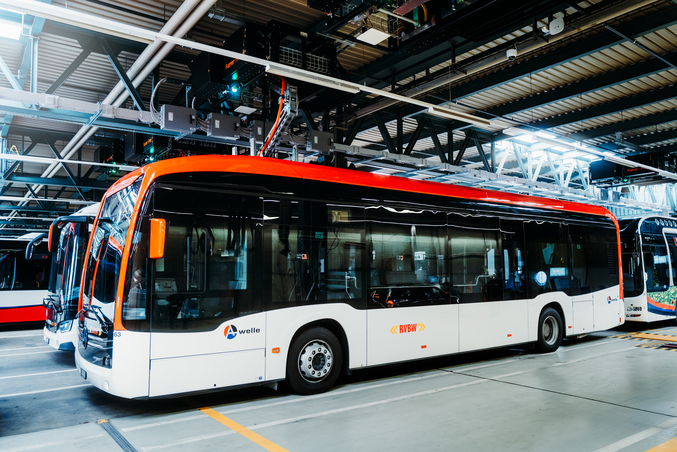 IVU Traffic Technologies - RVBW Elektrobus dépôt de gestion de charge