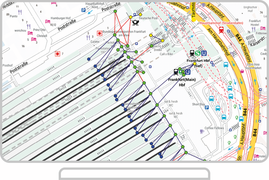 Beispielhafte Darstellung des Screens von IVU.pool
