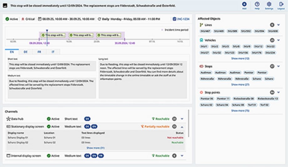 Fahrgastinformation mit IVU.realtime [advanced]
