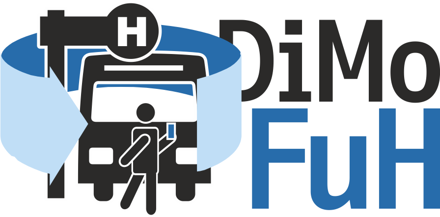 IVU Projets de recherche - Logo Digitale Mobilität Fahrzeug und Haltestelle (DiMoFuH)