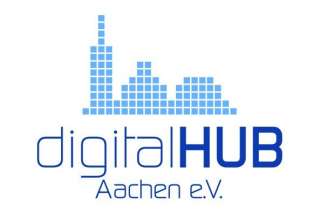 Logo digitalHUB Aachen e.V. IVU adhésion - Logo Digital Hub Aix-la-Chapelle